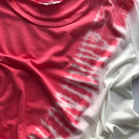 Diagonal tie dye T-shirt- Size S - Picture 2 of 4